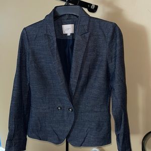 Dark denim look blazer